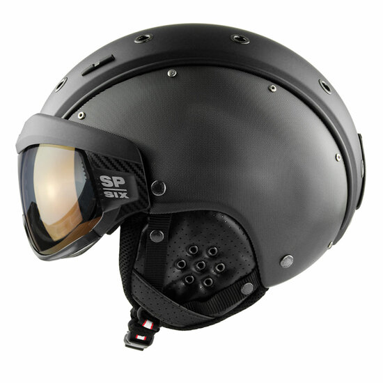 Skihelm  Casco sp-6  - Zwart - photochrom vautron Vizier - cat.1-3(☁/❄) afbeelding