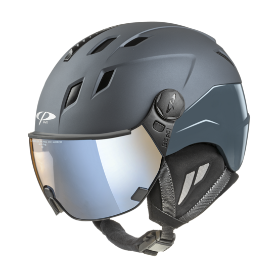 CP Corao+ Skihelm met Vizier blauw | Extra veilig! | Meekleurend & Polariserend vizier afbeelding