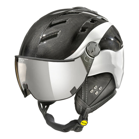 12123_Cp_Camurai_skihelm_vizier_carbon_wit_vario