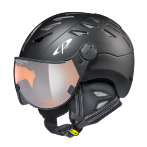 CP Cuma helmet black s.t./black s.t. orange silver mirro